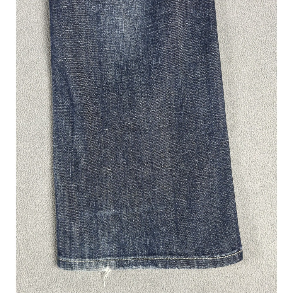 Tin Haul Jeans 34x33 Blue Bootcut Distressed Whiskered Cowgirl Western Rodeo - Picture 6 of 14